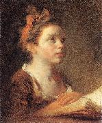 Jean Honore Fragonard A Young Scholar Spain oil painting artist